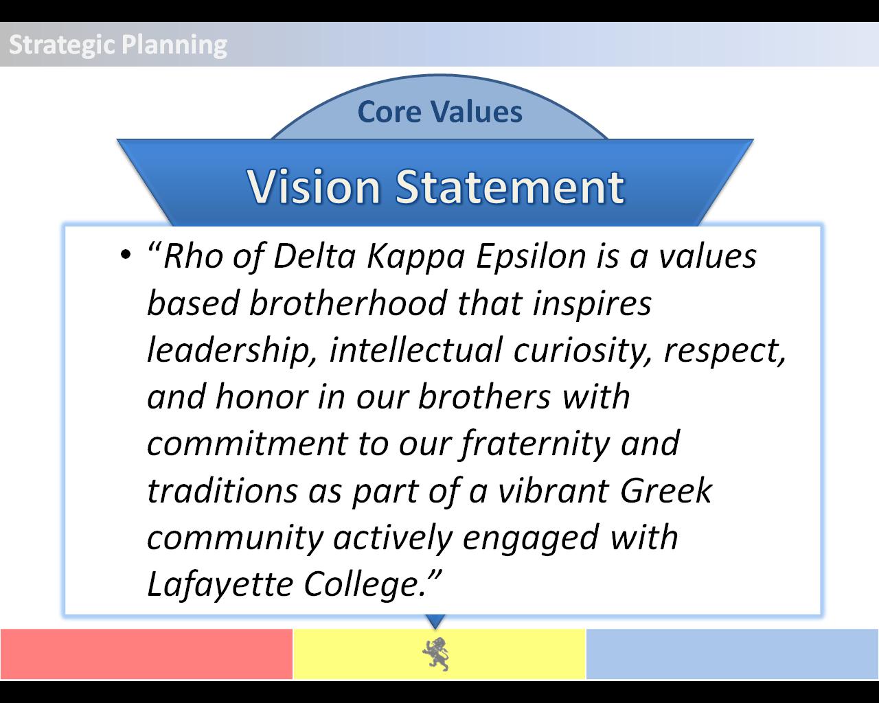 Rho DKE Vision Statement-2012